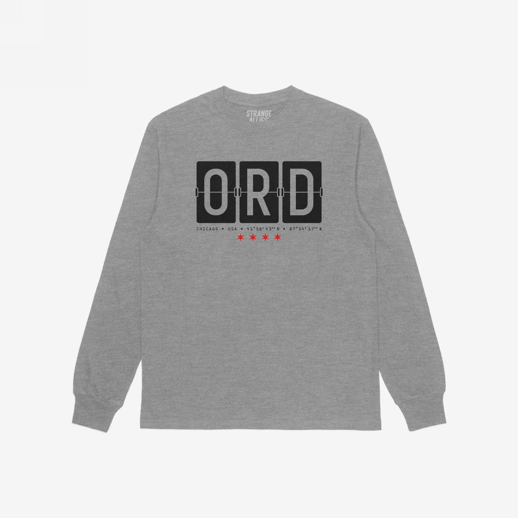Chicago ORD O'Hare Airport Flipboard T-shirt