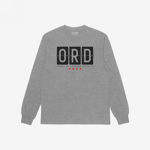 Chicago ORD O'Hare Airport Flipboard T-shirt