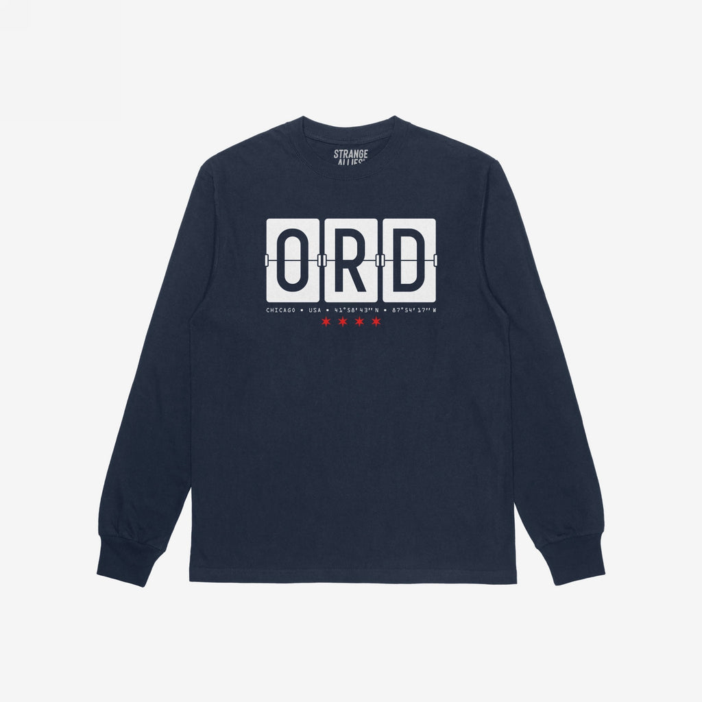 Chicago ORD O'Hare Airport Flipboard T-shirt