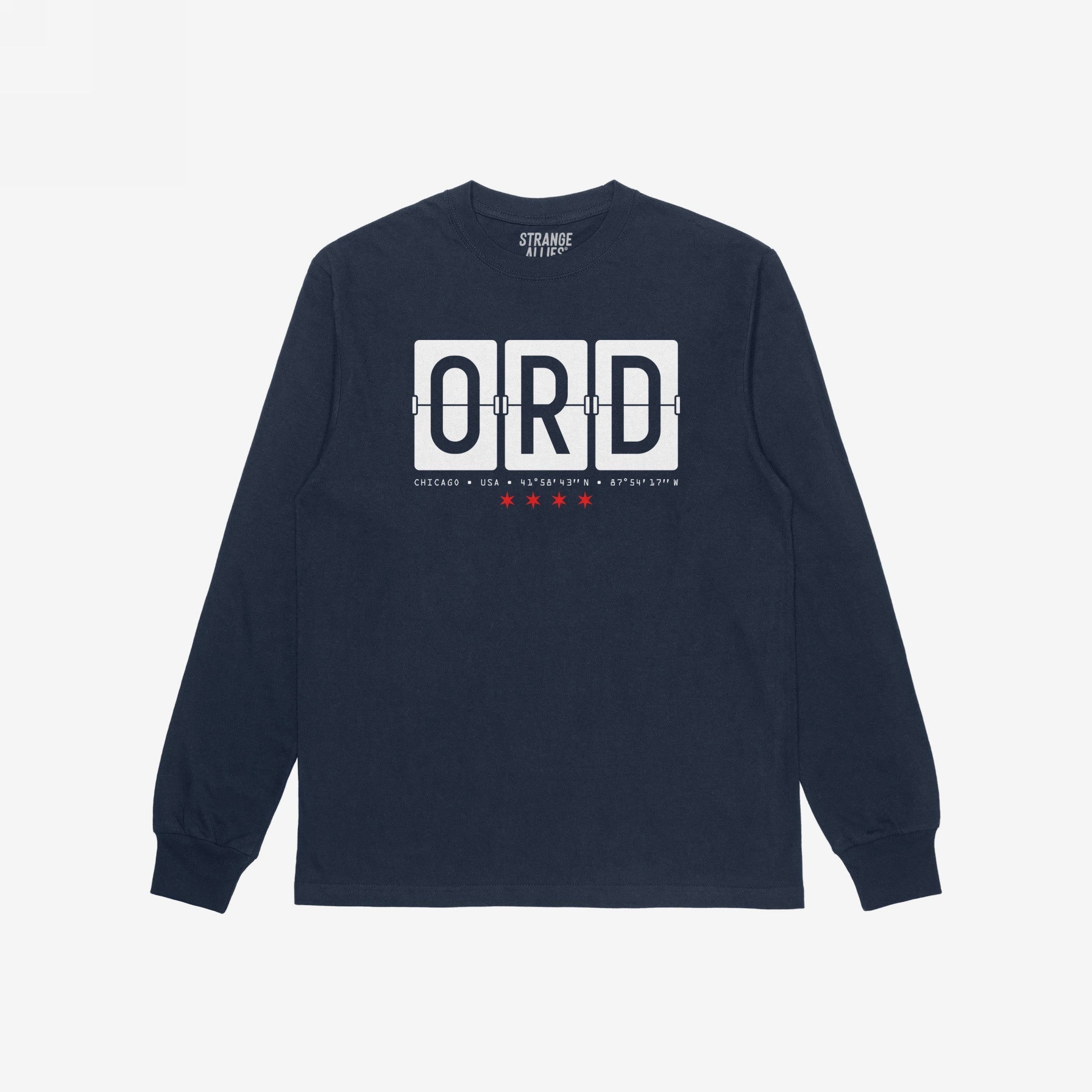 Chicago ORD O'Hare Airport Flipboard T-shirt