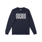 Chicago ORD O'Hare Airport Flipboard Long Sleeve T-shirt