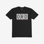 Chicago ORD O'Hare Airport Flipboard T-shirt