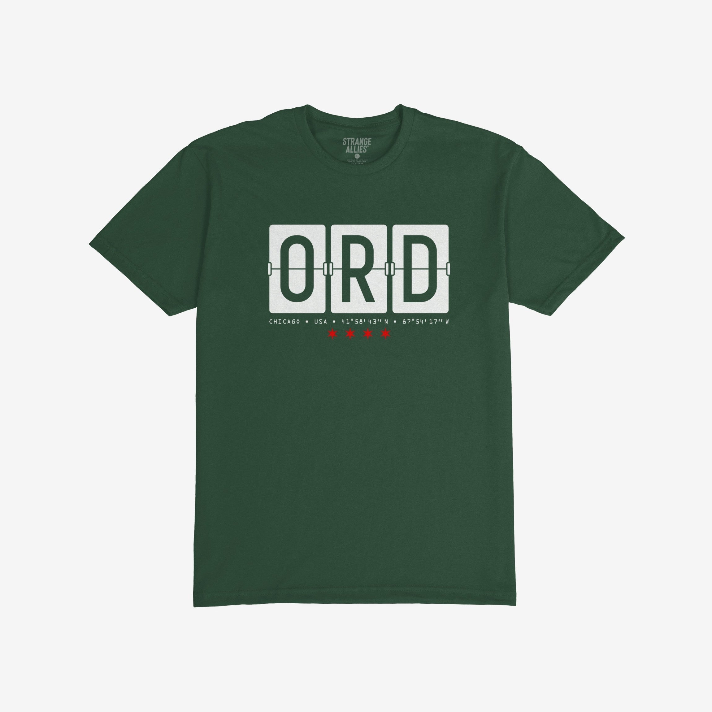 Chicago ORD O'Hare Airport Flipboard T-shirt