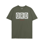 Chicago ORD O'Hare Airport Flipboard T-shirt