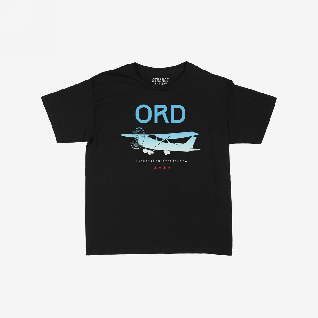 Chicago ORD O'Hare Airport Gradient Women's Baby Tee