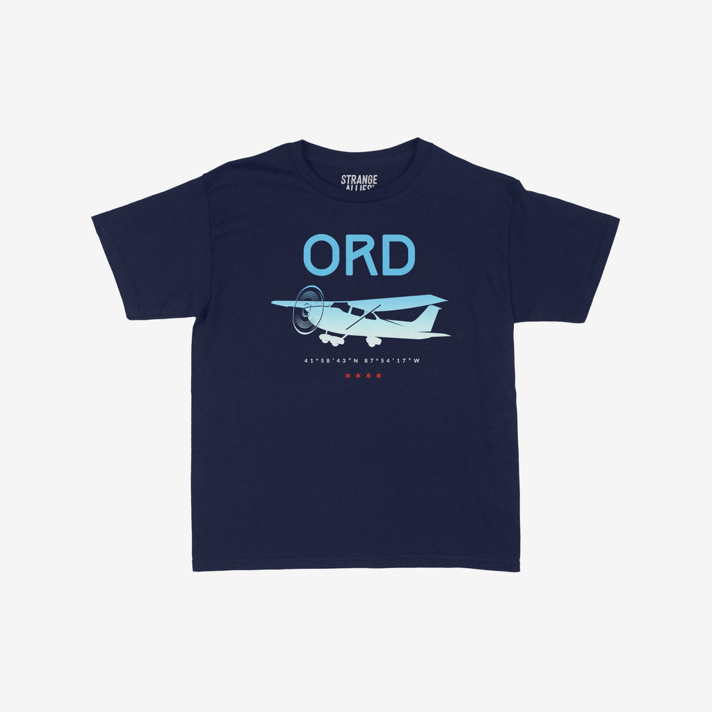 Chicago ORD O'Hare Airport Gradient Women's Baby Tee