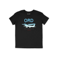 Chicago ORD O'Hare Airport Gradient Kids T-shirt