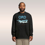 Chicago ORD O'Hare Airport Gradient Long Sleeve T-shirt