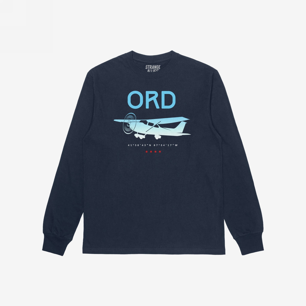 Chicago ORD O'Hare Airport Gradient T-shirt