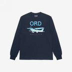 Chicago ORD O'Hare Airport Gradient T-shirt