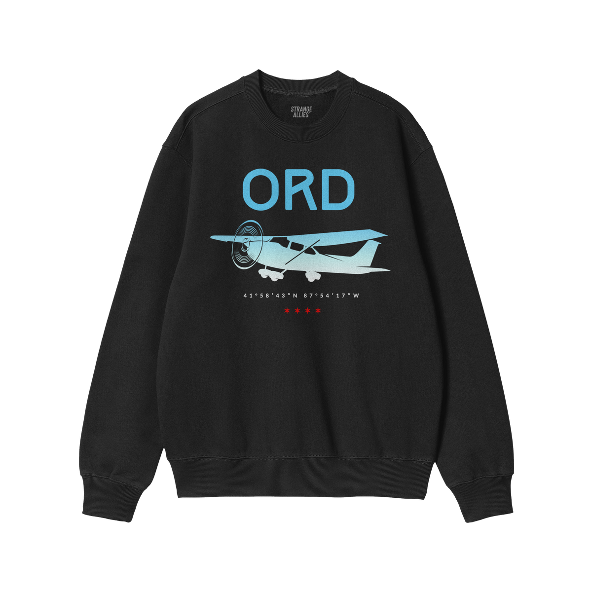 Chicago ORD O'Hare Airport Gradient Sweatshirt