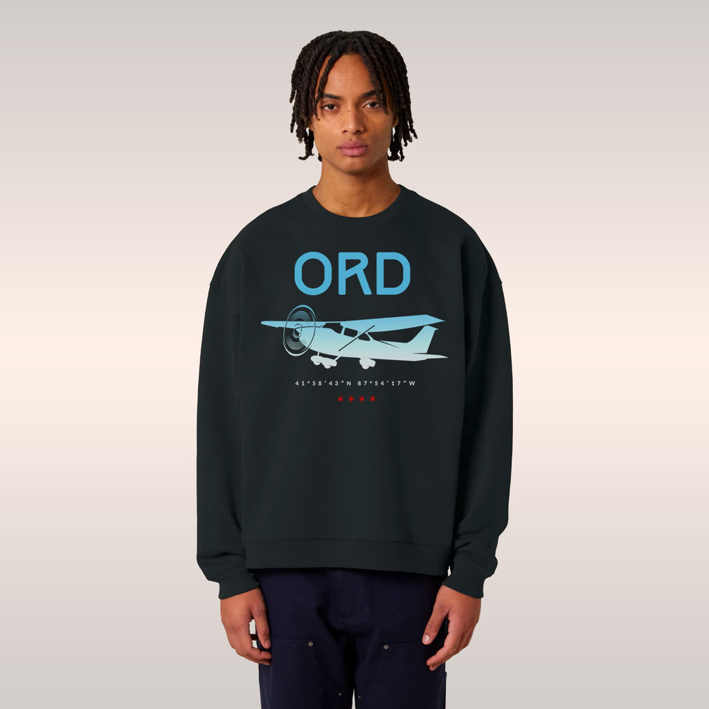 Chicago ORD O'Hare Airport Gradient Sweatshirt
