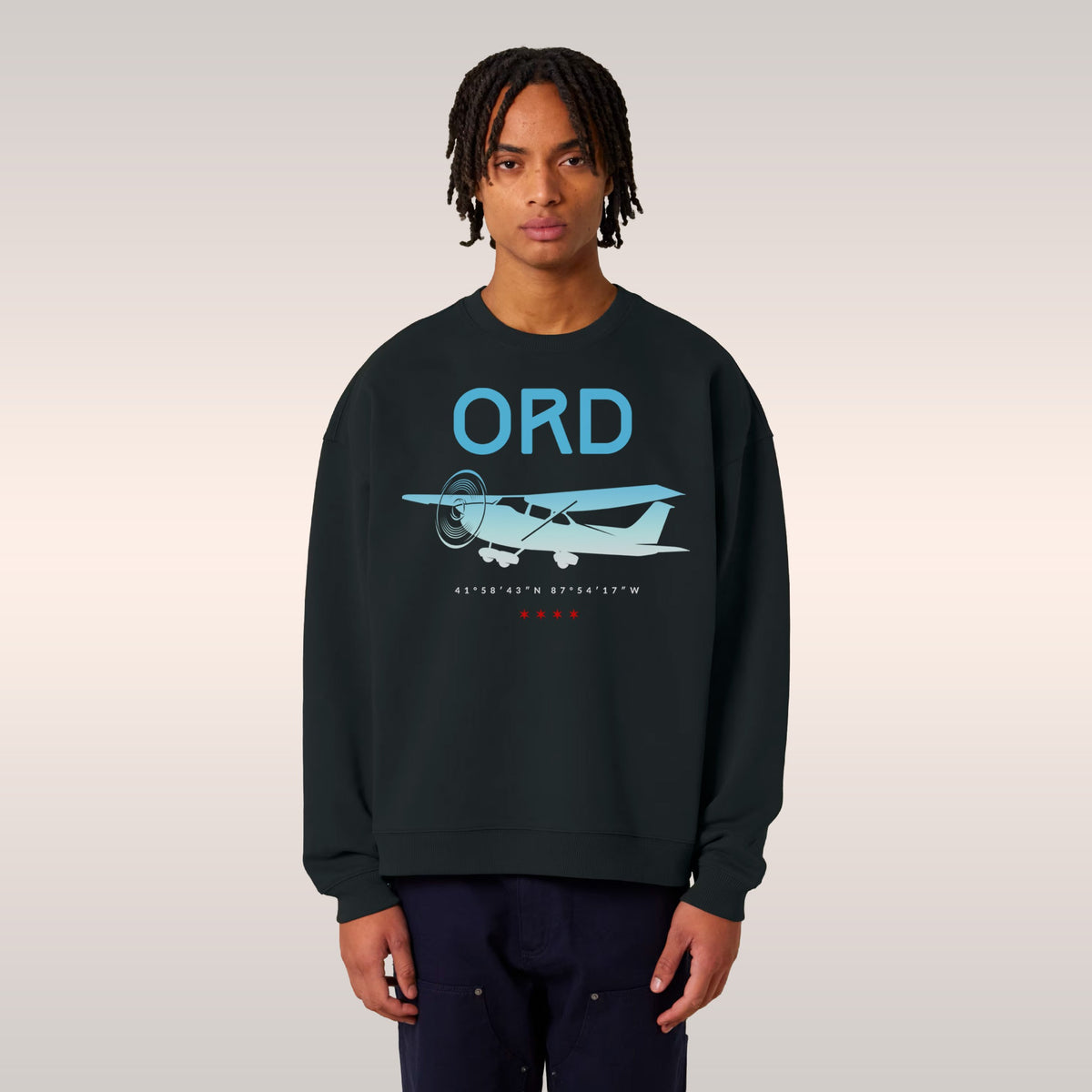 Chicago ORD O'Hare Airport Gradient Sweatshirt