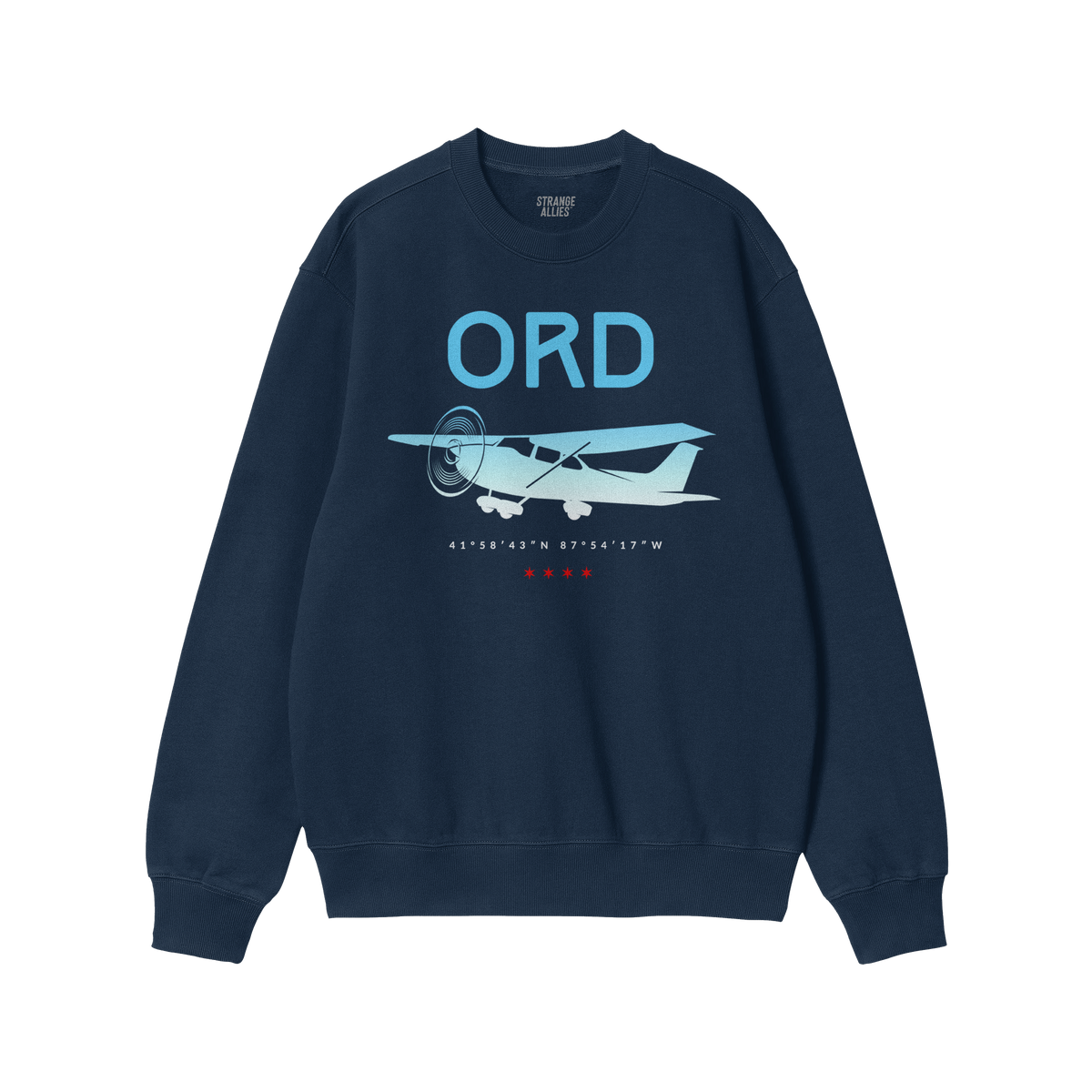 Chicago ORD O'Hare Airport Gradient Sweatshirt