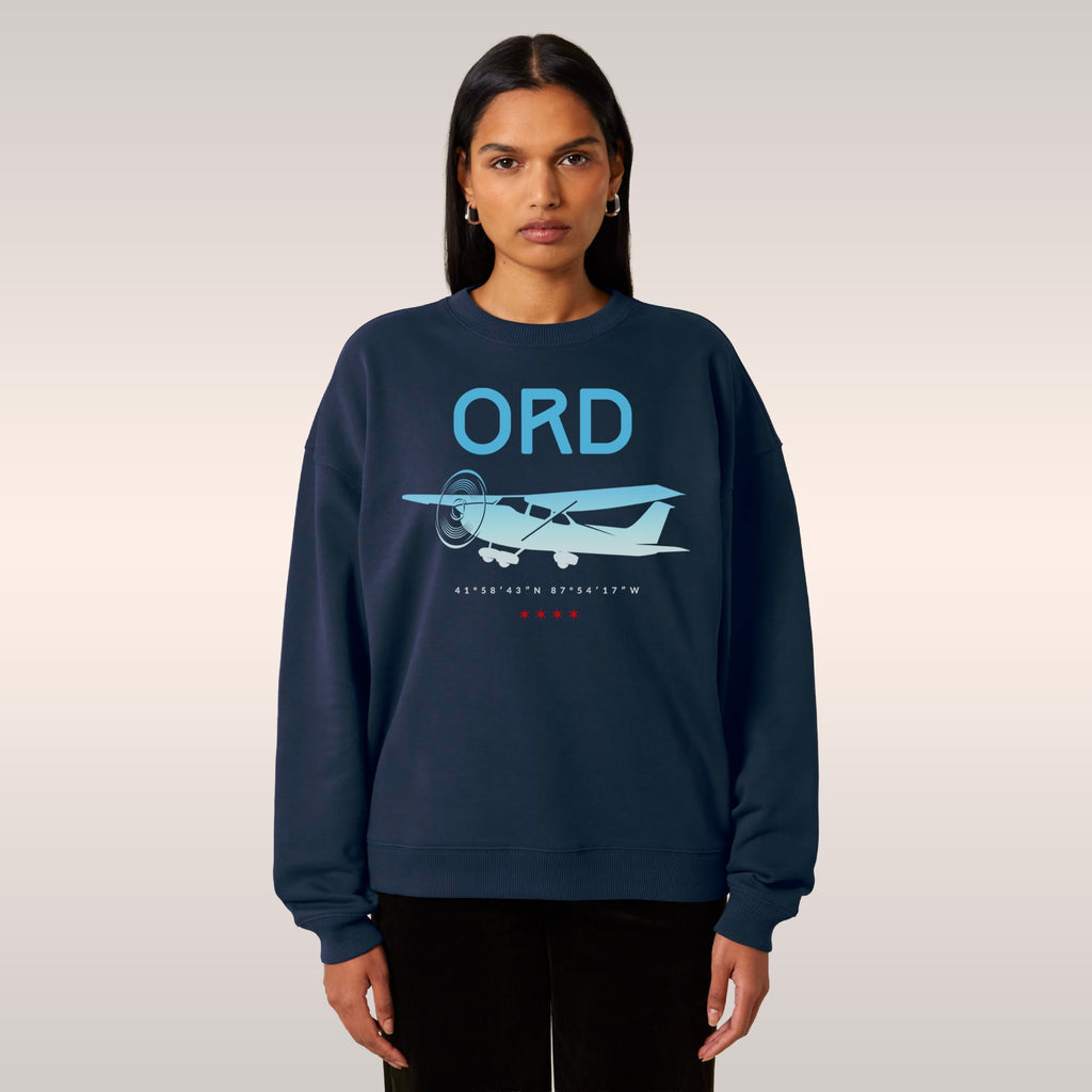 Chicago ORD O'Hare Airport Gradient Sweatshirt