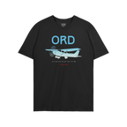 Chicago ORD O'Hare Airport Gradient T-shirt