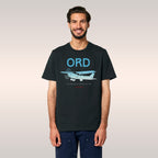 Chicago ORD O'Hare Airport Gradient T-shirt