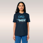 Chicago ORD O'Hare Airport Gradient T-shirt