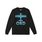 Chicago ORD O'Hare Airport Long Sleeve T-shirt