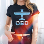 Chicago ORD O'Hare Airport Women's Baby Tee