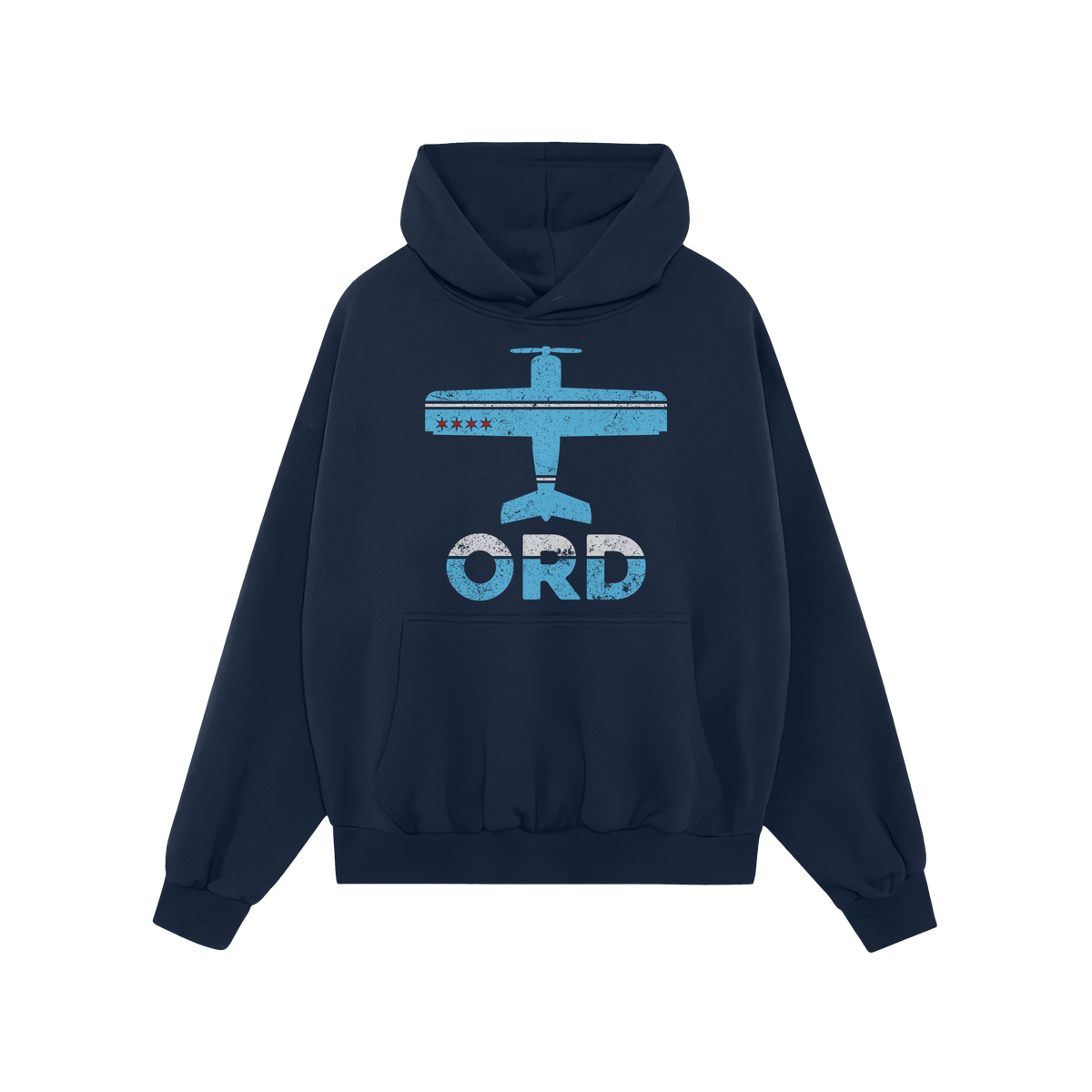 Chicago ORD O'Hare Airport Hoodie