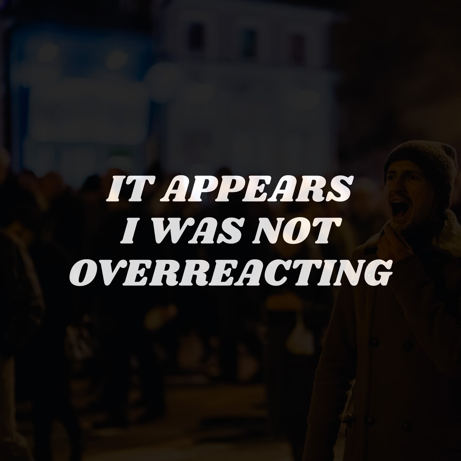 Overreacting Shirt by Strange Gang