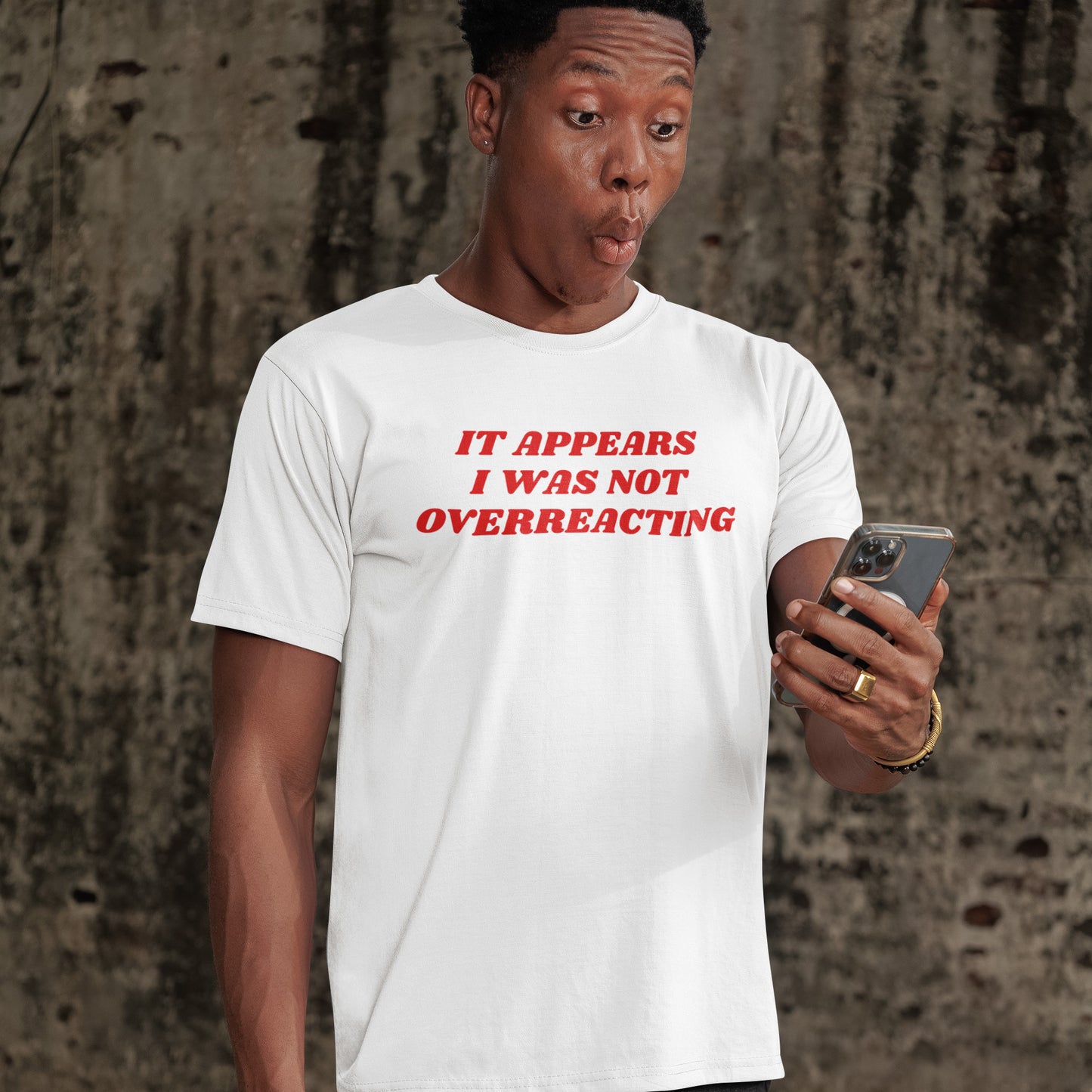 Overreacting Shirt by Strange Gang