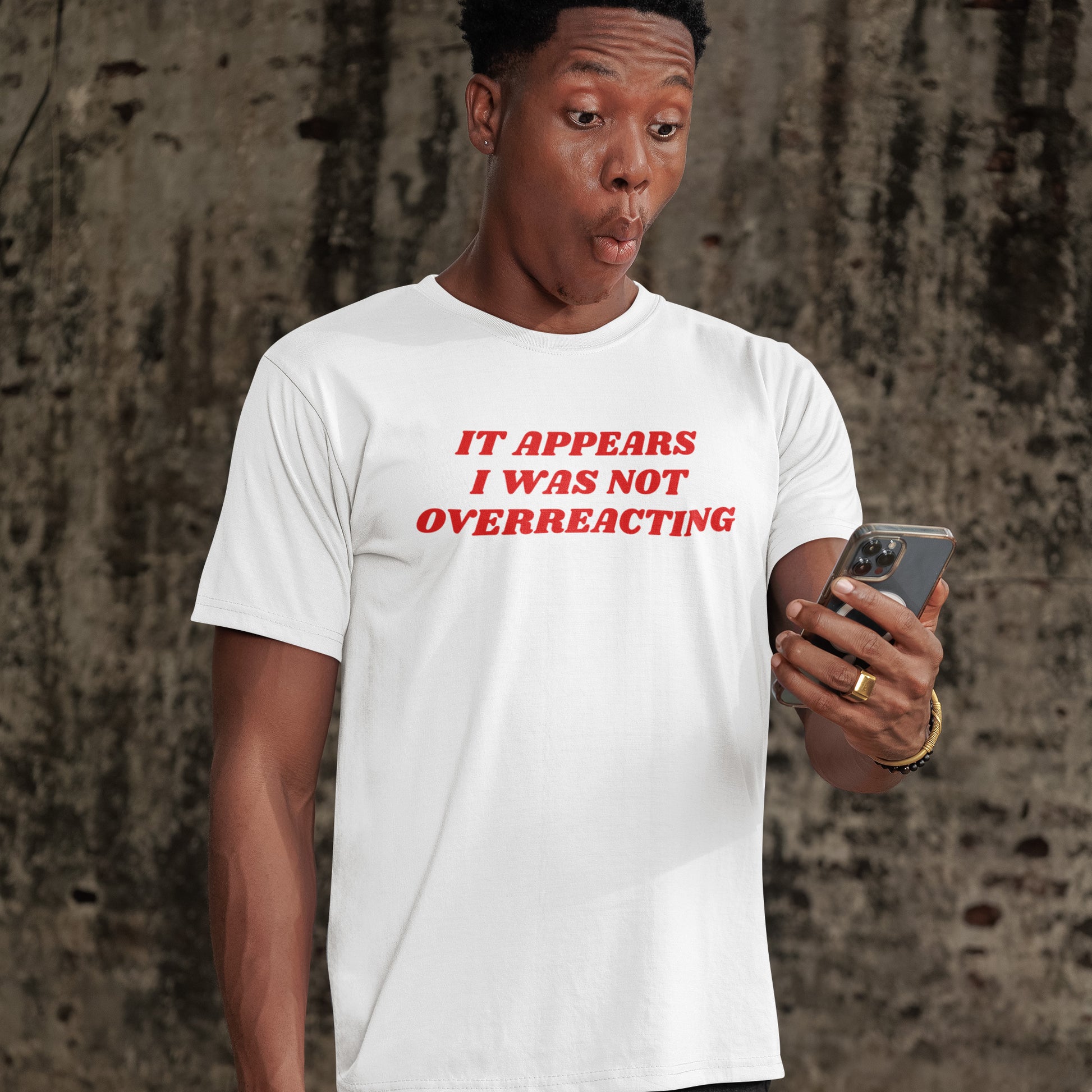 Overreacting Shirt by Strange Gang