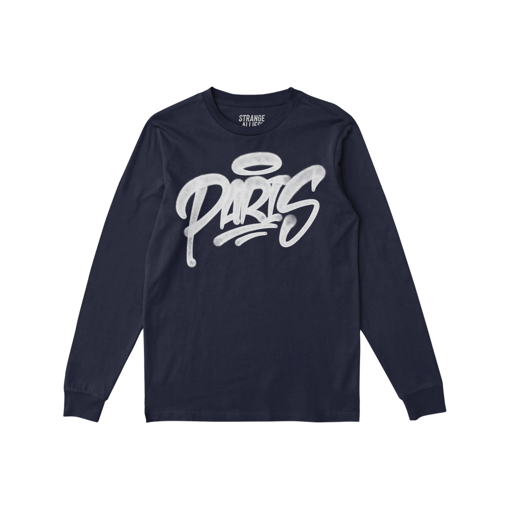 Paris Handstyle Long Sleeve T-shirt