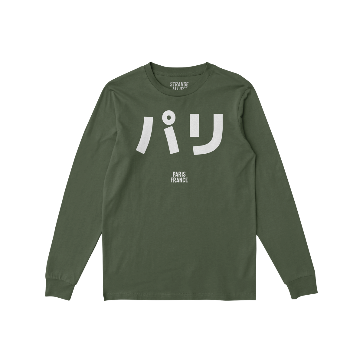 Paris Japanese Long Sleeve T-shirt