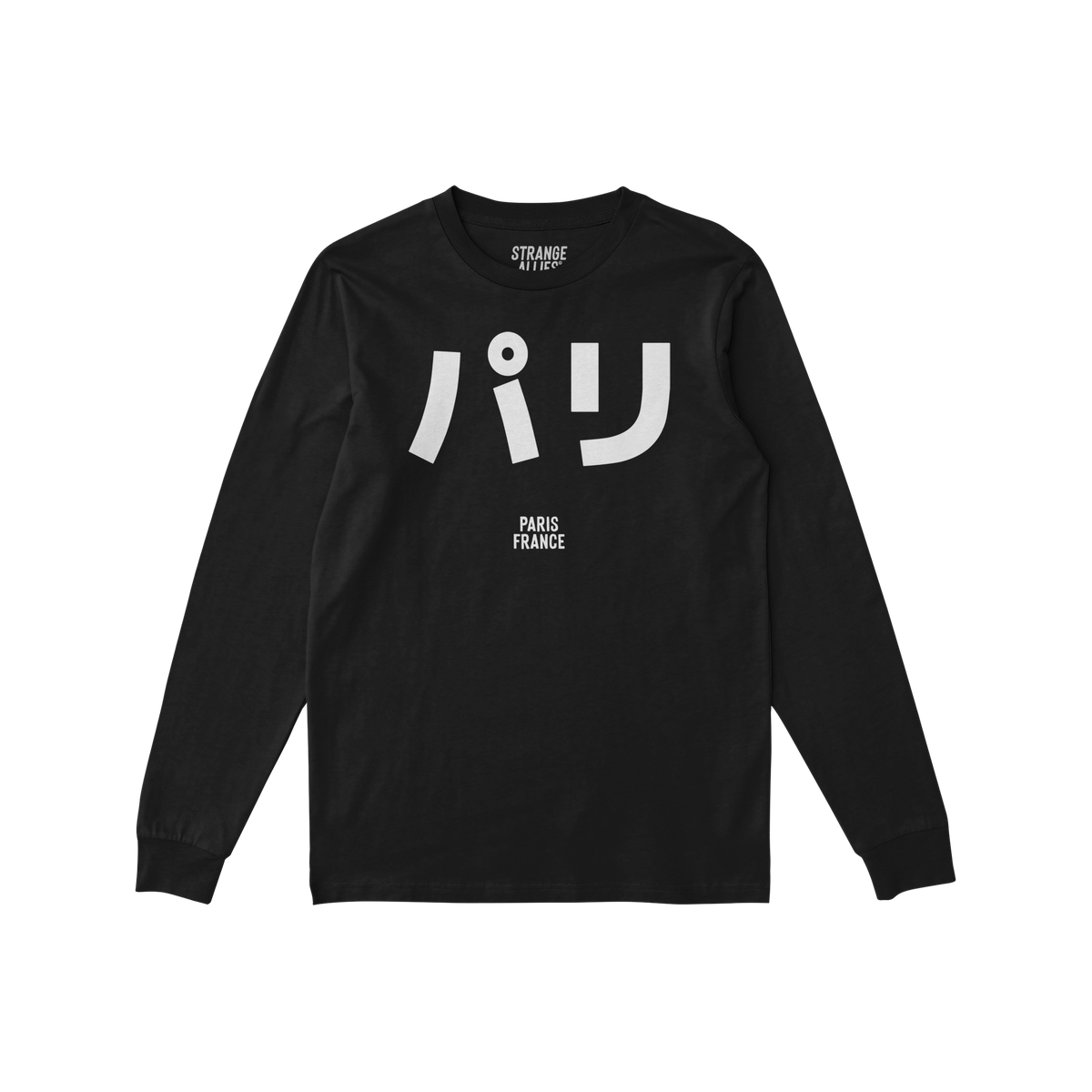 Paris Japanese Long Sleeve T-shirt