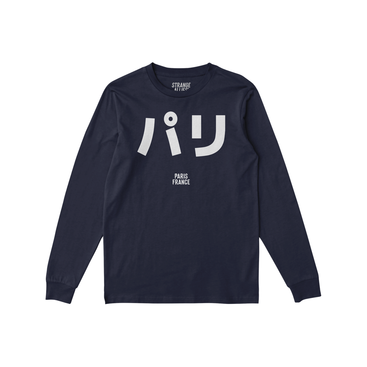 Paris Japanese Long Sleeve T-shirt