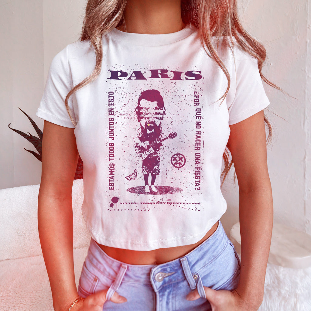 Paris Punk Women's Baby Tee