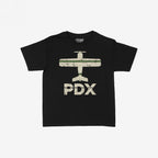 Portland PDX Airport Women's Baby Tee