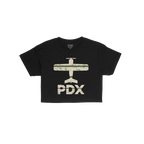 Portland PDX Airport Women's Baby Tee