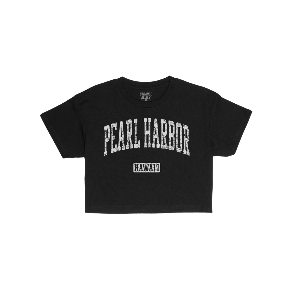 Pearl Harbor Hawaii Crop Top