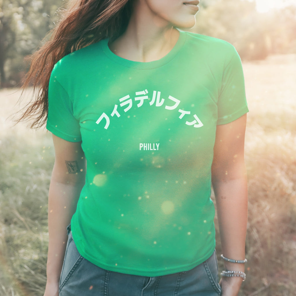 Philadelphia Japanese Women's Baby Tee