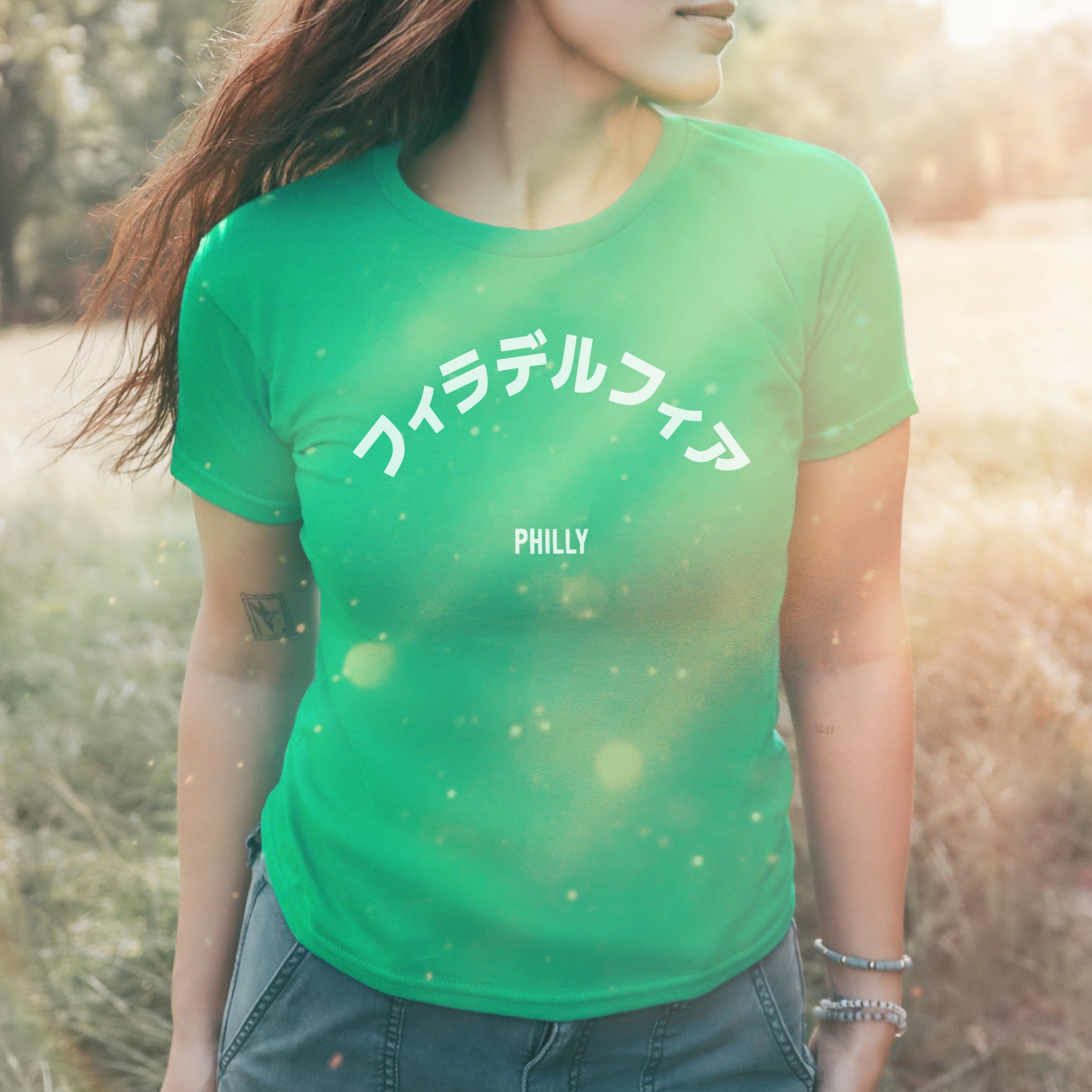 Philadelphia Japanese Women's Baby Tee