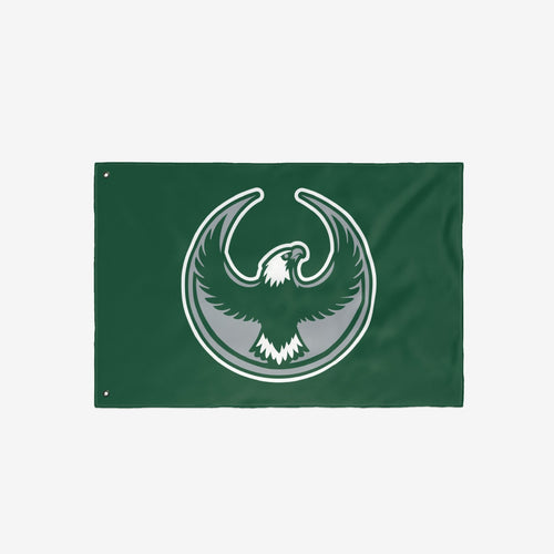 Philly Rebel Alliance Flag featuring a stylized eagle emblem with wings in a circular frame, symbolizing anti-fascist and pro-immigrant rights. A bold statement piece for advocacy and city pride.