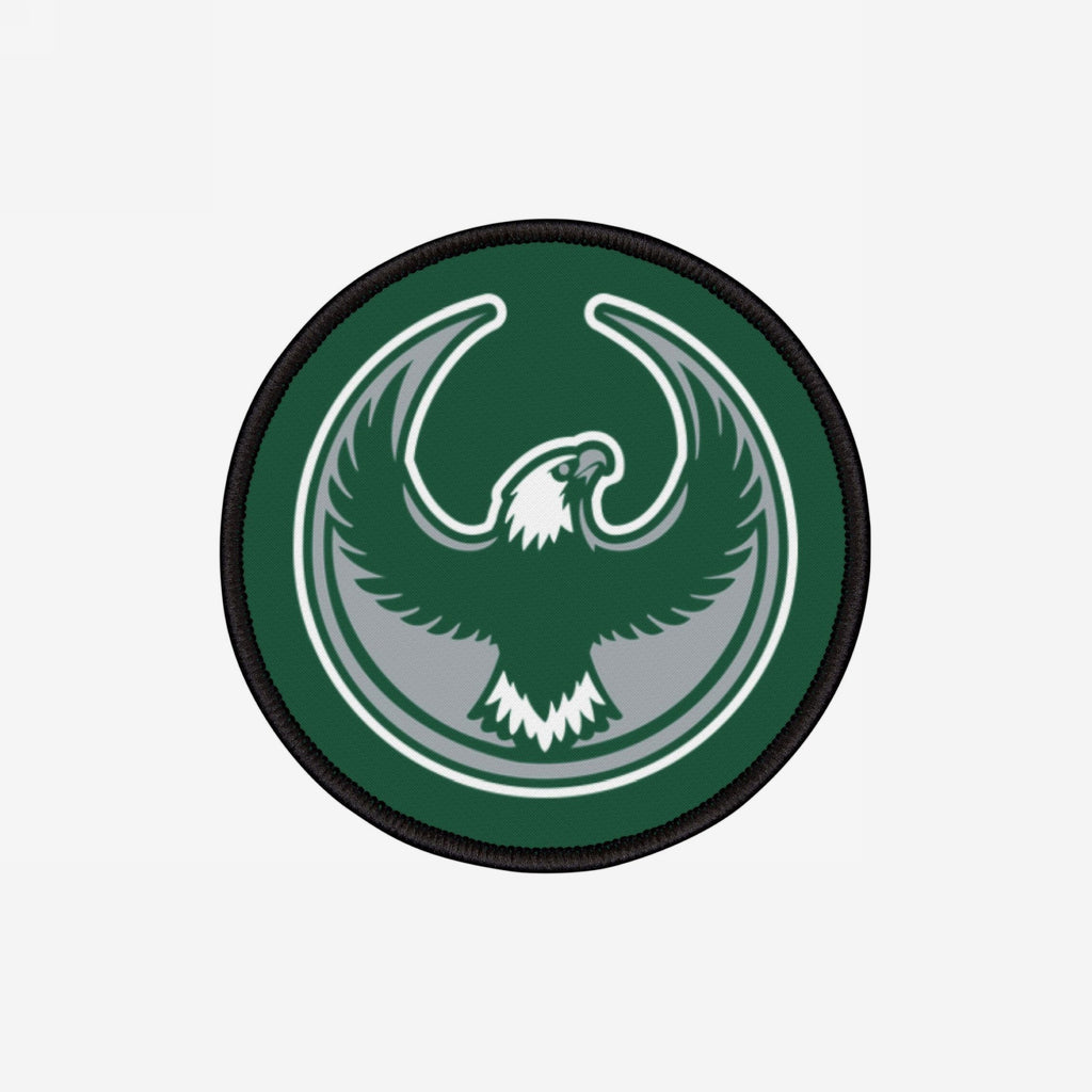 Philly Rebel Alliance Patch features a stylized eagle in flight within a green circle, embodying anti-fascist protest energy. Ideal for jackets and bags, it symbolizes Philadelphia’s fight for equality.