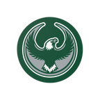 Philly Rebel Alliance Sticker featuring a stylized eagle with outstretched wings, enclosed in a green ring. Ideal for support