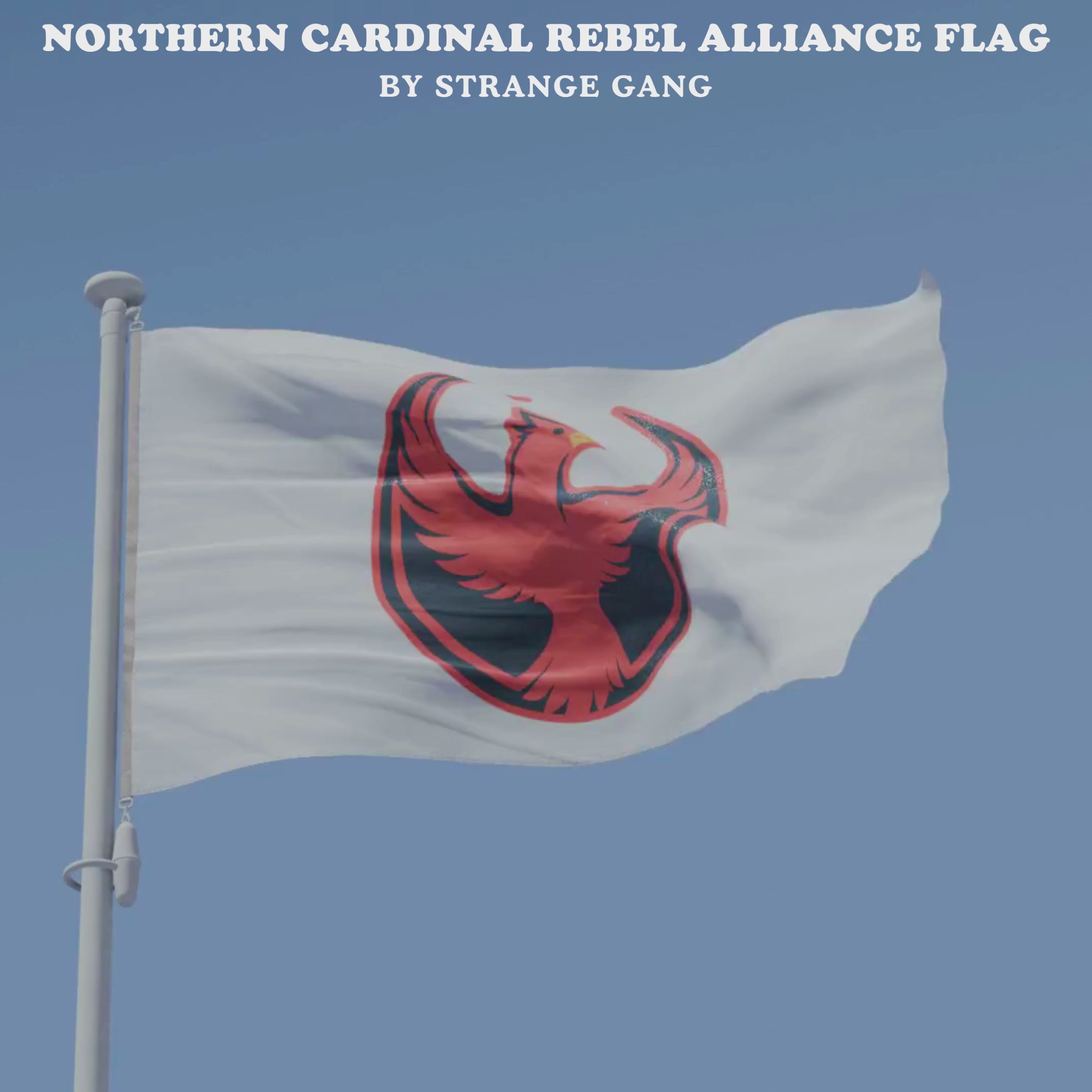 Northern Cardinal Rebel Alliance Flag
