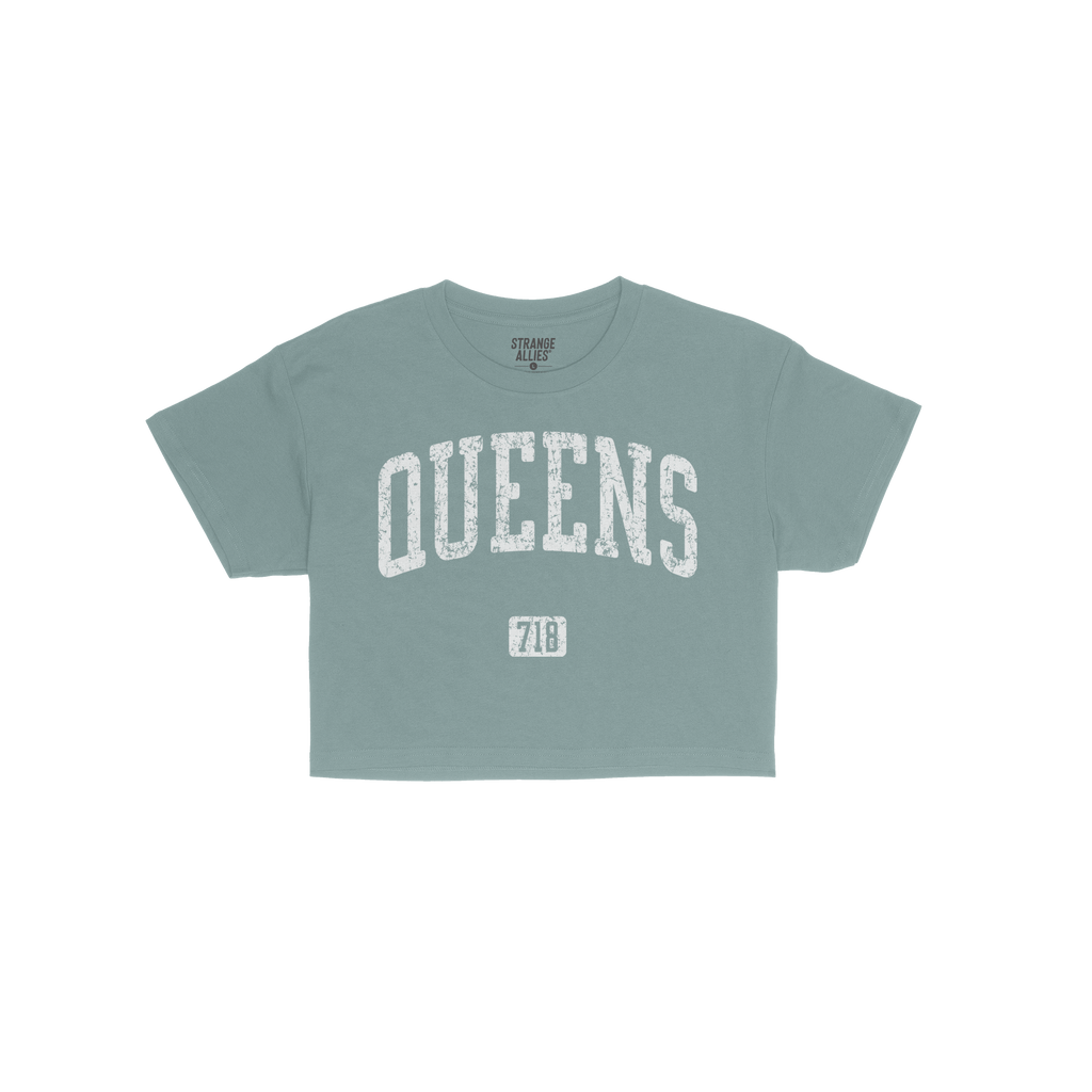 Queens 718 NYC Crop Top