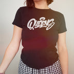 Queens NYC Handstyle Women's Baby Tee