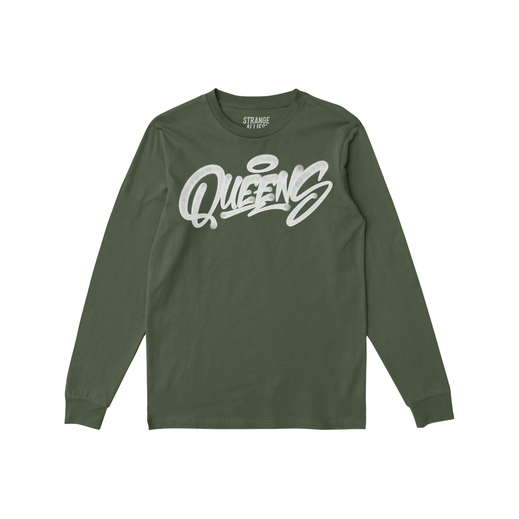 Queens NYC Handstyle Long Sleeve T-shirt