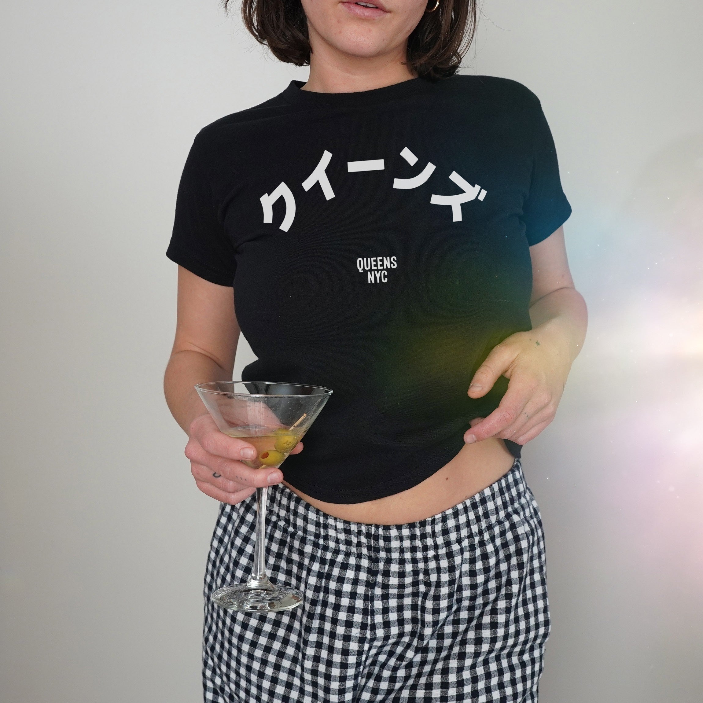 Queens NYC Japanese Women's Baby Tee