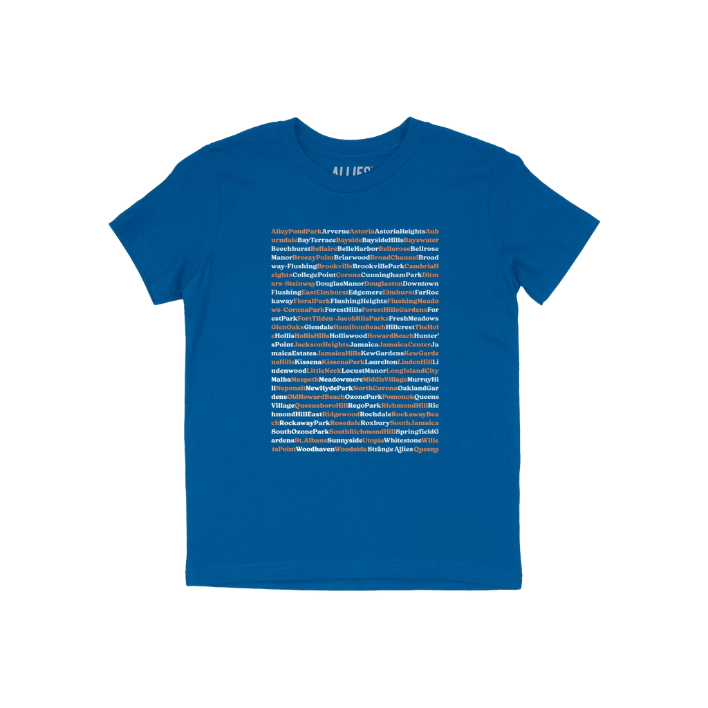 Queens NYC Neighborhoods Kids T-shirt