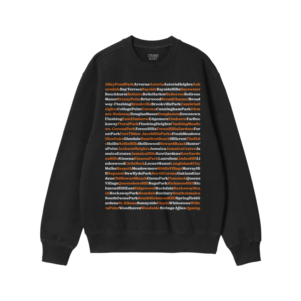 Queens NYC Neighborhoods Sweatshirt