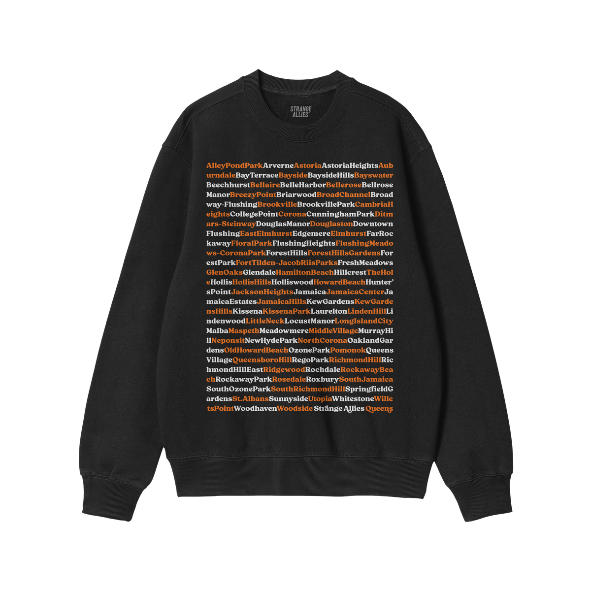 Queens NYC Neighborhoods Sweatshirt