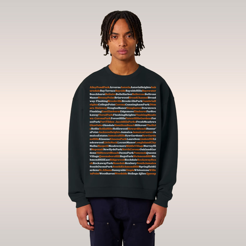 Queens NYC Neighborhoods Sweatshirt
